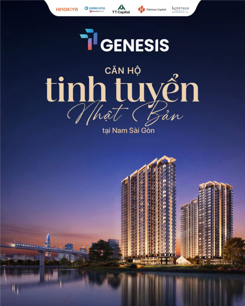 TT Genesis căn hộ tinh tuyển nhật bản tại nam sài gòn